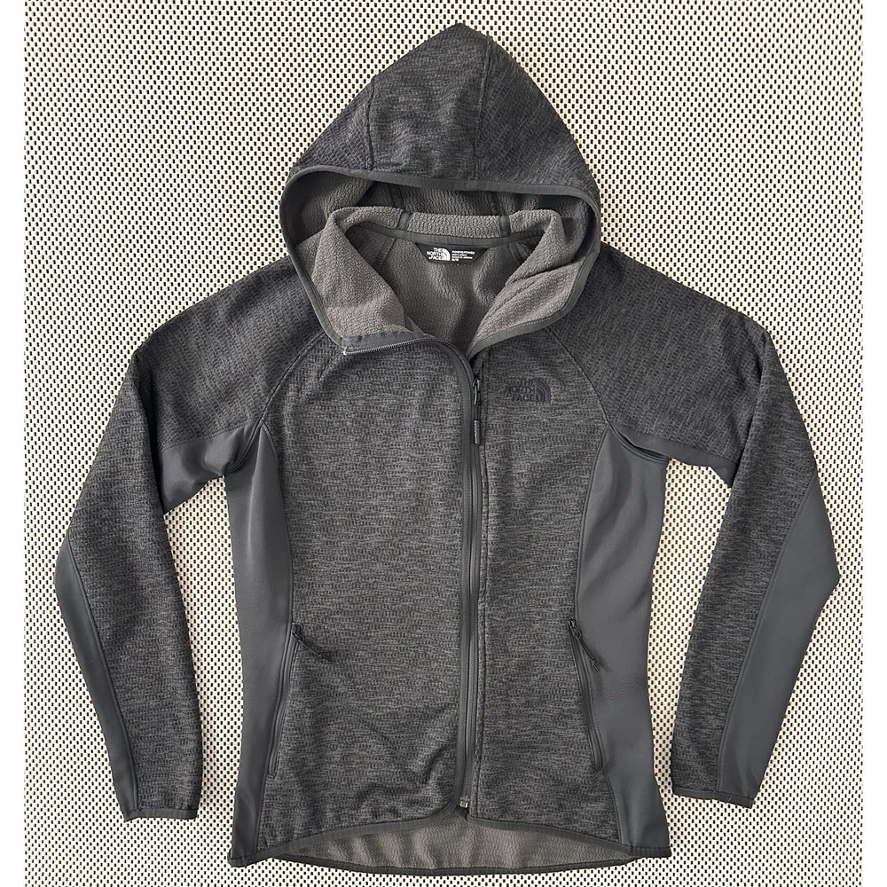 The North Face Womens Arcada Hooded Jacket Full Asymmetrical Zip Medium